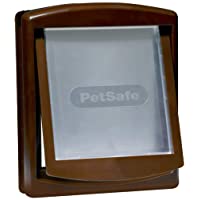 Los mejores  - STAYWEL 775EF - Puerta para perro grande- Marrón- L